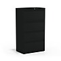 Staples 30" Wide Lateral File Cabinet, 4-Drawer, Assembled, Black, Letter/Legal (20070D)~#|#~DD3C2FF6-3F93-46C1-B04F348E8DF48F85_sc7