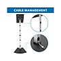 Mount-It! Adjustable Anti-Theft iPad Tablet Floor Stand, Matte Black/Silver (MI-3783_G10)~#|#~DD436786-3501-4378-BF379FE4F94C0E5B_sc7