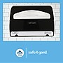 Georgia-Pacific Safe-T-Gard Toilet Seat Cover Dispenser, Half-fold, Black, 10/Carton (57748)~#|#~DD44EB5A-5E59-4FD3-A2A030CE7A3DD362_sc7