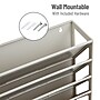 Mind Reader 5-Compartment Mountable Plastic Vertical File Storage, Beige (WALLANCH-BEI)~#|#~DD4D0492-A92F-4E1F-BA3B8ADF8D198B3A_sc7