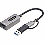 StarTech USB-C to Ethernet Adapter/USB-A Dongle, Male to Male, Gray (C21GA-USB-ETHERNET)~#|#~DD6258A3-4EAD-4065-8BBFB2D8C8F76CF9_sc7