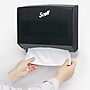 Scott Scottfold Folded Towel Dispenser, Black (09215)~#|#~DD6C8330-8907-420F-B0B44A5F9E2BE58A_sc7