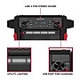ION Tailgater Classic Wireless Bluetooth Portable Rechargeable Speaker with Link 2, Water-Resistant, Black/Red (TLGTRCLASRDXUS)~#|#~DD710586-273B-4567-B4EDB9FD43B7F7B7_sc7