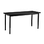 National Public Seating SLT Series 24"W x 60"D Height Adjustable Utility Table, Black (SLT3-2460C)~#|#~DD74F4DE-BA6C-44F1-8500D9D93E35927D_sc7