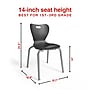 Staples Polypropylene 14" Student Chair, Black, 4/Box (ST63542)~#|#~DD88E8EE-04F8-4205-A971B333F8F06C77_sc7