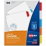 Avery Big Tab Extra Wide Insertable Paper Divider, 5 Tabs, Multicolor, 1 Set (11220)~#|#~DD9A730A-5B71-4B97-9E9087471B6A566A_sc7