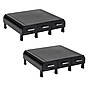 Mind Reader Monitor Stand and Desktop Organizer, Up to 22" Monitor, Black, 2/Pack (2MONSTA3D-BLK)~#|#~DD9BA1BB-57C1-4B41-93599A3665E07918_sc7