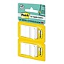 Post-it Flags, 1", White, 2 Pads of 50, 100 Flags/Pack (680-WE2)~#|#~DDA084ED-611B-4C83-AA9E938979A7E1F8_sc7