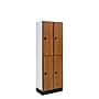 Alpine Industries 72" 2-Tier 2-Column Storage Locker with Digital Lock, Oak (701-O-2-TPL-MK)~#|#~DDA3CF8C-00D3-4E74-A7AA6A776D1ED748_sc7