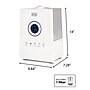Black & Decker Ultrasonic Cool Mist Tabletop Humidifier, 1.45-Gallon, For Rooms up to 600 sq. ft., White (BUHD055)~#|#~DDA9B14D-7B3A-4505-A6B95AFC0BDC7F49_sc7