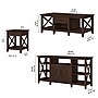 Bush Furniture Key West Manufactured Wood Console TV Stand, Screens up to 65", Bing Cherry (KWS025BC)~#|#~DDB93EBE-B63F-44C8-A5A7261E480D7D3D_sc7