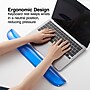 Staples TECH Gel Non-Skid Wrist Rest, Blue Crystal (79038)~#|#~DDBD6E08-757A-4C7C-B37DD5A82F739E34_sc7