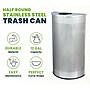 Alpine Industries Stainless Steel Trash Can, 12 Gallon, Silver (ALP438-12HR-SS)~#|#~DDD27BA2-4899-4E8B-90037968C2B7761C_sc7
