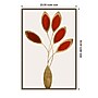 Amanti Art Five Red Flowers by Kubistika  Framed Canvas Wall Art Print, 23" x 33" (A42678302736)~#|#~DDDD40CA-97D4-4302-BDE8FA8BDFEC5DDB_sc7