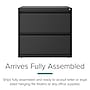 Hirsh Lateral 101 2-Drawer Lateral File Cabinet, Letter/Legal Size, Lockable, 27.75"H x 30"W x 17.63"D, Charcoal (24084)~#|#~DDED14DA-D7F3-4739-BF749D09B11BEFC3_sc7