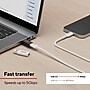 Staples TECH USB-A to USB-C Adapter Set, Assorted Colors, Male to Female, Data/Charging Adapters, 4-Pack~#|#~DDF516CD-EE86-455A-A5B440DEB8FC482D_sc7