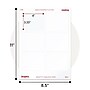 Staples Mailing Labels, Laser & Inkjet Printer Compatible Address Labels, 3.33 x 4, 6 Labels per Sheet, 100 Sheets, White~#|#~DE1BEDE4-C2CC-4463-9D7F9A617F4301F7_sc7