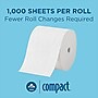 Compact Recycled Coreless Toilet Paper, 2-Ply, White, 1000 Sheets/Roll, 36 Rolls/Carton (19375)~#|#~DE2CEE1C-D8D1-4694-BB7837861214E67D_sc7