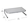 Mind Reader Ventilated Desktop Organizer Monitor Stand, Silver, 2/Pack (2METMONST-SIL)~#|#~DE2FADEA-2785-434D-9E09AC80993CB5FC_sc7