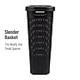 Mind Reader 10.5 Gallon Hamper with Lid, Plastic, Black, 3/Pack (3PKHAMP40-BLK)~#|#~DE491BF5-423D-4826-8C90B002C26B3644_sc7
