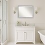 Amanti Art Grace Brushed Nickel Narrow Frame Wall Mirror, 24" x 30" (A42675343055)~#|#~DE6A3E45-0F55-45F5-892D38FFD17C4A1C_sc7