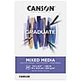Canson Graduate 5.5" x 8.5" Mixed Media Pad, 20 Sheets/Book, 3/Bundle (MCX525008007-3)~#|#~DE784A46-DEE3-4AEF-97147E8ACBC6CFB4_sc7