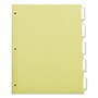 Universal Economical Insertable Paper Divider, 5-Tab, Buff, 24/Box (UNV20831)~#|#~DE7B2DF1-F91D-4700-93711C5B5C21140C_sc7