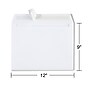 Staples EasyClose Booklet Envelopes, 12"L x 9"H, White, 100/Box (SPL570227)~#|#~DE86A1C0-9F26-4B36-A6178D96069C43BC_sc7