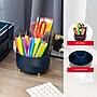 Staples 5-Compartment Rotating Plastic Desk Organizer, Navy Blue (ST63867)~#|#~DE99E689-5D08-4A49-8DFB4E875ADF1EFF_sc7