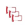 Smead U-Clip Bonded Fasteners, #1, Red/White, 100/Box (68260)~#|#~DEADFDB8-CD3F-46E3-AE4C701A5183FB1D_sc7