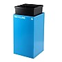 Alpine Industries Steel Recycling Bin with Square Open Lid, 29 Gallon, Blue (ALP4450-KIT-BLU-S-RE)~#|#~DECEA2C1-3D68-469C-83C0714923C0A151_sc7
