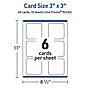 Avery Matte General Use Blank Cards, White, 60/Pack (95336)~#|#~DED668FC-6414-4D03-B09BB722CDEDE753_sc7
