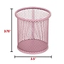 Staples Metal Mesh Pen Cups and Desk Organizers, Dusty Pink, 3/Set (ST63821)~#|#~DEDFF854-39CB-496E-B9FB99148046D633_sc7