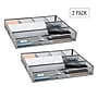 Mind Reader 6-Compartment Metal Drawer Organizer, Silver, 2/Set (2DEER-SIL)~#|#~DEE18380-8B27-4A39-BDF9E0B2088D9274_sc7