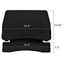 Mount-It! 35.5"W Rectangular Adjustable Metal Standing Desk Converter, Black (MI-7955)~#|#~DEF7778A-8C18-45EC-83128826B9B98673_sc7