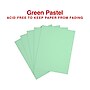 Staples Pastel 30% Recycled 8.5" x 11" Color Copy Paper, 20 Lbs., Green, 5000 Sheets/Carton (14781-AA)~#|#~DF017107-5385-4A3C-A5861C309F885199_sc7