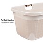 Mind Reader 10-Gallon Laundry Basket, Plastic, Ivory (40FABASK-IVO)~#|#~DF0A5FD5-F329-4017-838767DDCA9E5BC3_sc7