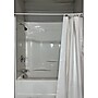 Gary Manufacturing  Anti-Ligature 70" x 72" Vinyl Shower Curtains, Hook & Loop Slider Tabs, White, 12/Case (STPSTDST)~#|#~DF33A046-06E8-4F09-9BD40E8691620C38_sc7