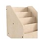 Flash Furniture Bright Beginnings 4-Section Book Display Unit, 19"H x 17.25"W x 17.25"D, Brown (MK-KE24305-GG)~#|#~DF3C90AF-D0AC-4964-B06BAB3D74C4E02A_sc7
