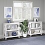 Bush Furniture Key West 30"H 2-Shelf Bookcase with Adjustable Shelf, Pure White Oak (KWB124WT-03)~#|#~DF4CD024-97EF-451F-918CB2285C44D090_sc7