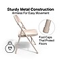 Staples® Metal Office Stacking & Folding Chair, Taupe, 4/Pack (51503)~#|#~DF55F8F2-251C-4876-8DD6FA0FC4BA216B_sc7