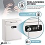 AdirOffice Steel Medium Wall Mounted Interoffice Mailbox Drop Box, White (631-05-WHI-KC)~#|#~DF56E040-CE4F-48BD-AF4829F5324329BC_sc7