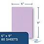Roaring Spring Enviroshades Steno Notebook, 6" x 9", 80 Sheets/Pad, Gregg Ruled, Recycled Orchid Paper, 4 Bks/Pk (12264)~#|#~DF82AA06-A3B6-4437-89907505D0A291EB_sc7