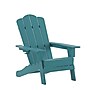 Flash Furniture Newport Adirondack Chair with Cup Holder, Blue (LEHMP104410BL)~#|#~DF866C5B-7591-4E23-B424D866666D874E_sc7