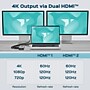 Turonic Dock Hub Mini 8-in-1 Universal Docking Station for Windows and macOS, Silver (BYL-2401)~#|#~DF92DE44-4B12-4855-9E28DDF40F7DBF57_sc7