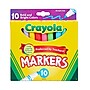 Crayola Markers, Broad Tip, Assorted, 10/Pack (58-7725)~#|#~DF9EC0B6-67ED-46B0-B063EA012B2431B1_sc7