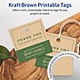 Avery 2" Blank Price & Merchandise Tags, Kraft Brown, 120/Pack (95316-KMT10)~#|#~DFA34DA7-9B4C-47B7-983EDEC14ACA897A_sc7