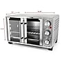 MegaChef 25 Liter Multi-Function Counter Top Oven, Silver~#|#~DFBB05A9-A088-4796-916C3820AB3065CA_sc7