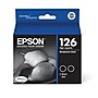 Epson T126 Black High Yield Ink Cartridge, 2/Pack (T126120-D2)~#|#~DFE8EFF7-B077-469C-BA80849A511BFAF9_sc7
