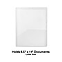 Staples 2-Pocket Plastic Presentation Folder, Clear (ST26382-CC)~#|#~E009AD03-CB80-46F3-A5BB6E0885BEB73F_sc7